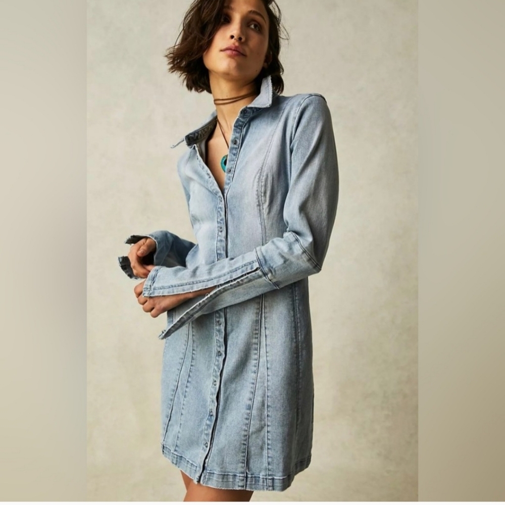 Free People Thea Mini Dress - Picture 3 of 6